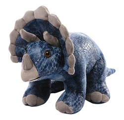 Gund Diesyl Triceratops Small Plush Soft Toy Dinosaur